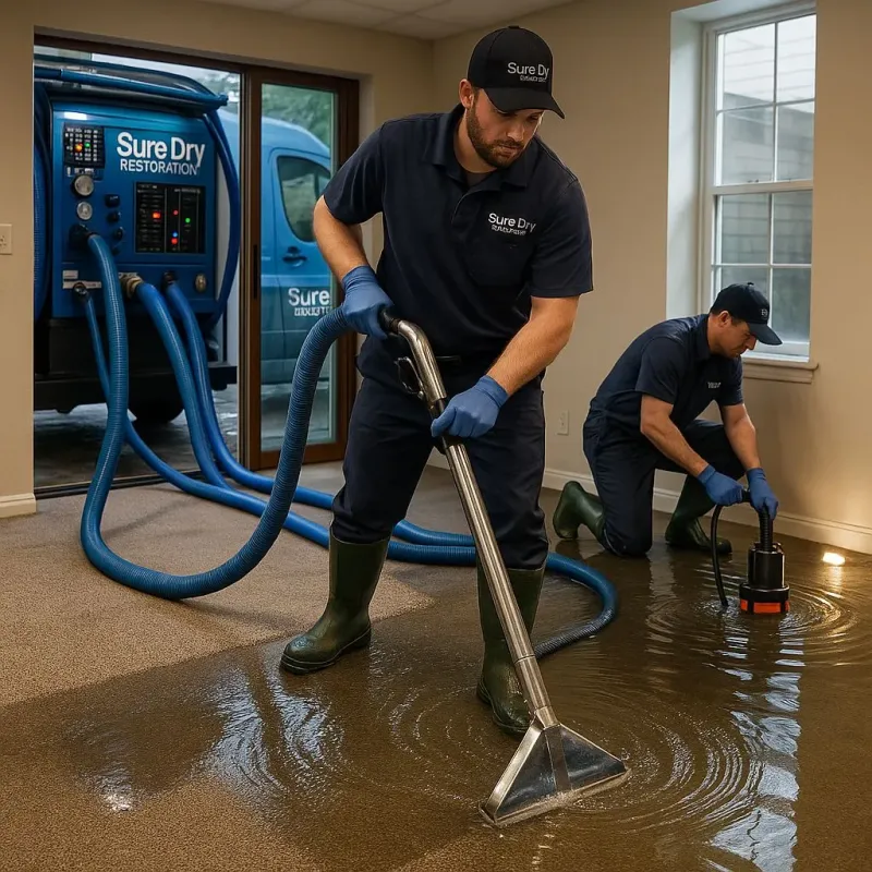 Water Extraction and Removal process in Lykens, PA